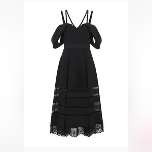 Size 6 Self-Portrait Black lace dress
